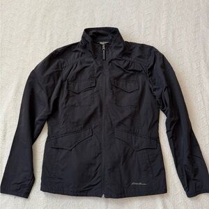 Eddie Bauer Women’s Black Windbreaker Jacket